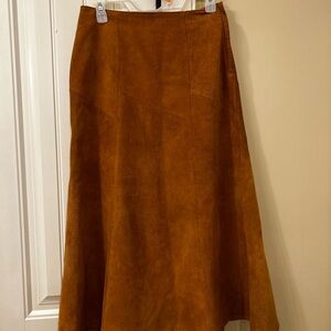 Vintage Avon Full Leather Skirt